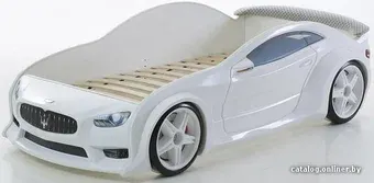 Кровать-машина Futuka kids Мазератти EVO 192x98 (белый)