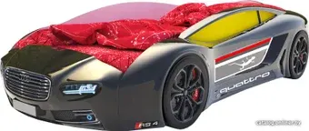 Кровать-машина КарлСон Roadster Ауди 162x80 (черный)
