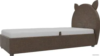 Кровать Mebelico Бриони 820х1880 (рогожка, коричневый)