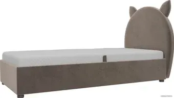 Кровать Mebelico Бриони 820х1880 (велюр, коричневый)