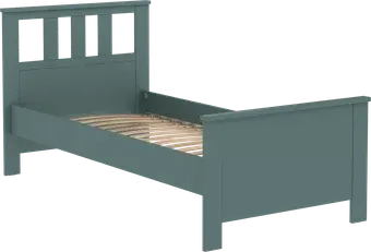 Кровать Mio Tesoro Сага 90х200 2.08.04.210.6 (темно-бирюзовый)