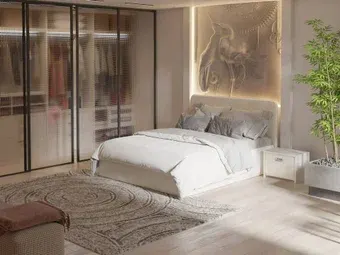Кровать PROxSON Mia с ПМ Лофти 180x200 (лен)