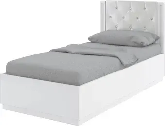 Кровать Rinner Тиффани М38 с ПМ 90x200 (белый текстурный)