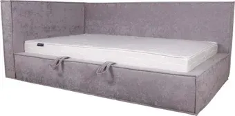Кровать-тахта DiArt Тахо 1.2 (велюр, Sensey silver)