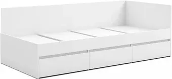 Кровать-тахта MyStar Сноули 900 ИВ-121.17 (белый)