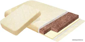 Матрас Альма-Няня Coir Junior 60x170x8 с дополнительным блоком (микрофибра)