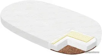 Матрас Альма-Няня Lux Life Aloe 75x125x12 (овал, стеганный трикотаж)