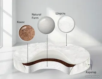 Матрас BabySleep Nido Magia Form Lana 75x75x9