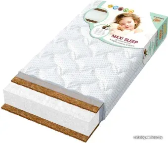 Матрас Boom Baby Newbaby Maxi Sleep стеганый трикотаж 80x160