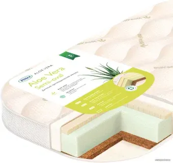 Матрас Плитекс Aloe vera Semi Oval 119x60 AB-20/2