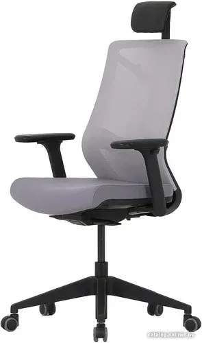 Офисное кресло Chair Meister Nature II 3D с подлокотниками слайдер (черный/серый)