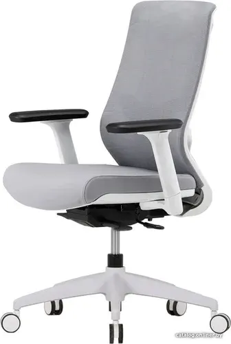 Офисное кресло Chair Meister Nature II слайдер (белая крестовина,серый)