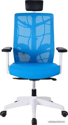 Офисное кресло Chair Meister Nature II Slider (белая крестовина, голубой)