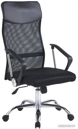 Офисное кресло SitUp Flay chrome (сетка black/black)