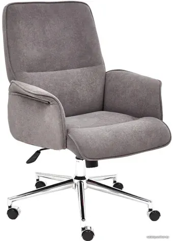 Офисное кресло TetChair York (флок, серый)