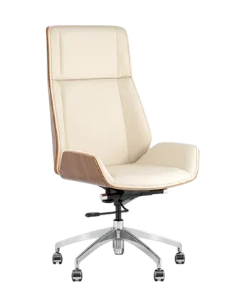 Офисное кресло TopChairs Crown SN A312 8383-1 Walnut Back (бежевый)