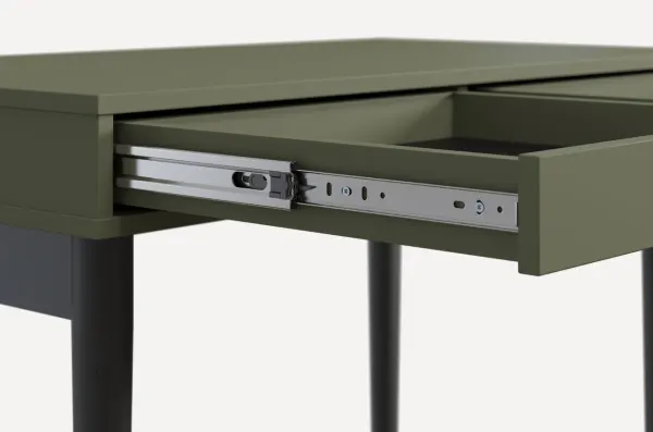 Письменный стол Эльси 100x55 Оливковый/Черный — фото 4