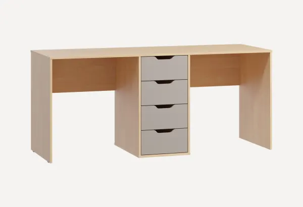 Письменный стол Клоди 173x60 Латте/Береза
