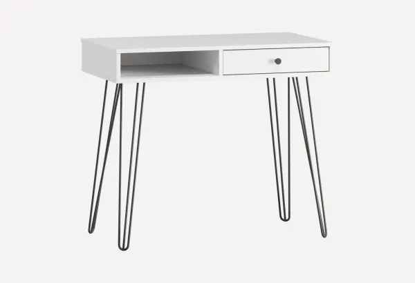 Письменный стол Крейн-3 90x50 Белый/Черный