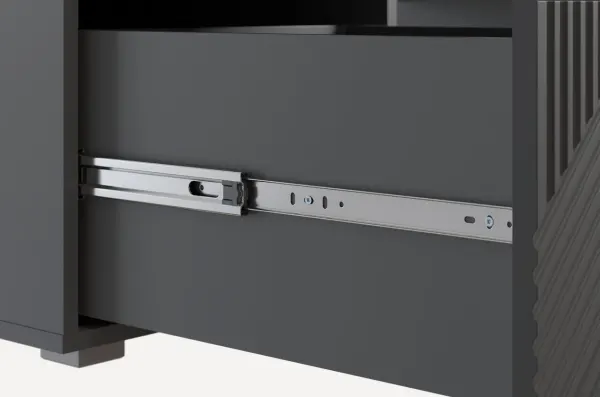 Письменный стол Шелтон 120x60 Графитовый — фото 3