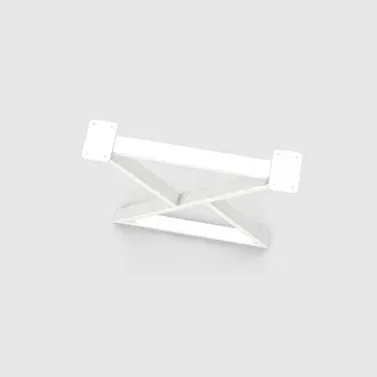 Подстолье для стола Mico R5 Треугольник 800х730 40х20 (черный премиум муар)
