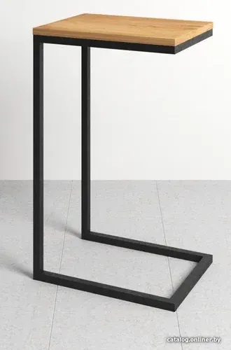 Приставной столик Loft4You B 670x300x400 (ДСП белый/основание белое)