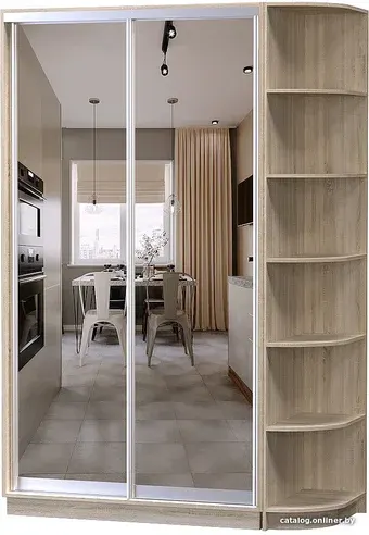 Шкаф-купе Vivat Mebel D2-06 220x60 (дуб сонома)