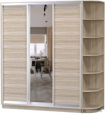 Шкаф-купе Vivat Mebel D3-06 220x60 (дуб сонома)