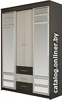 Шкаф распашной Горизонт Уют/Юнона комби 160 (венге/дуб)