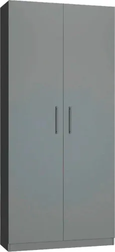 Шкаф распашной Макс Стайл Smart Egger 219x100x35 (серый асфальт U732 ST9)