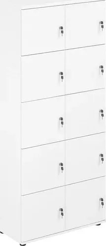 Шкаф распашной Norden 10 ячеек 80х40х186.6 SG.820.WH.WH (белый/белый)