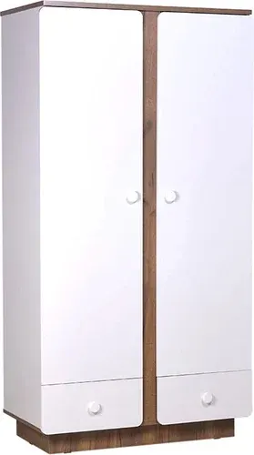 Шкаф распашной Polini Kids Ameli 4010 0002763.165 (белый/дуб крафт)