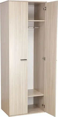 Шкаф распашной Polini Kids Home Vector 125 двухстворчатый / 0002907.179 (ясень шимо светлый)