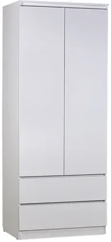 Шкаф распашной Polini Kids Simple 1910 с ящиками 0002798.9 (белый)