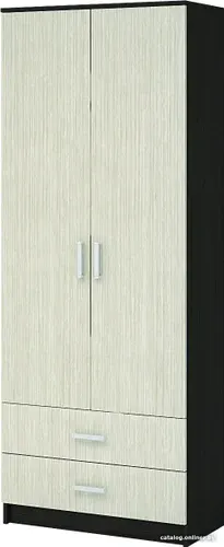 Шкаф распашной Rikko Машенька с полками и ящиками 80x202x38 (венге/дуб атланта)