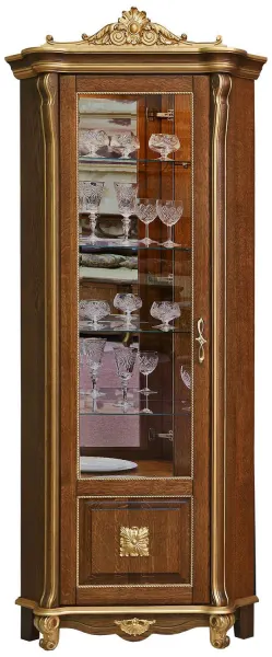 Шкаф с витриной «Алези Люкс» П1.349.0.13-01 (П350.13-01л) — фото 2