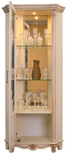 Шкаф с витриной «Алези» П1.350.0.13-01 (П350.13-01) — фото 2
