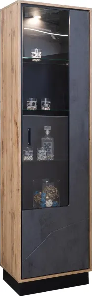 Шкаф с витриной «Лайн» П6.619.0.01 (П619.01-1)