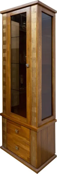 Шкаф с витриной «Тунис» П6.343.0.19-01 (П343.19Ш) — фото 4