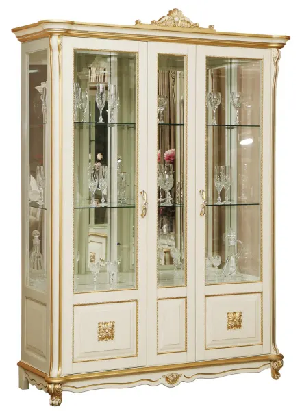 Шкаф-витрина 3д «Алези Люкс» П1.349.0.05 (П350.05л) — фото 2