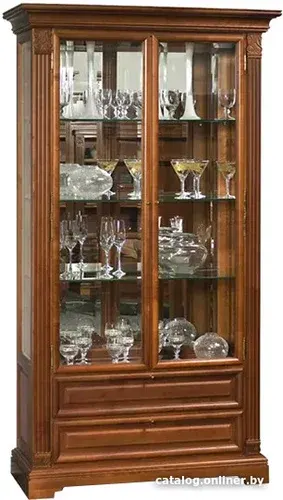 Шкаф-витрина Гомельдрев ГМ 5907 Береза (беловежский орех)