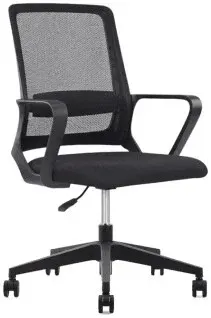 SitZone U-0385 PL (ткань, пластик, черный)