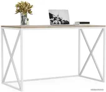 Стол Crafto Модерн Лофт 06 120x60x75 (белый/каштан)