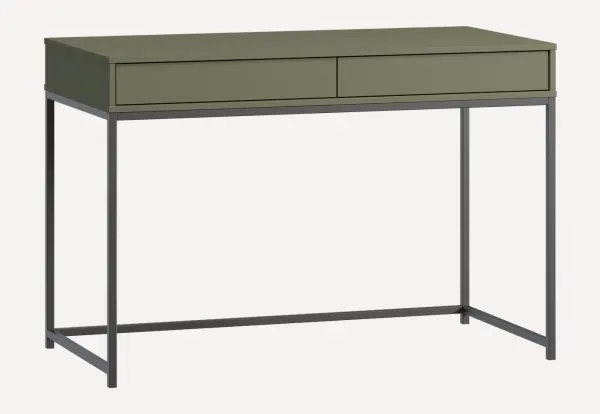 Стол Ханссон 120x60 Оливковый/Черный