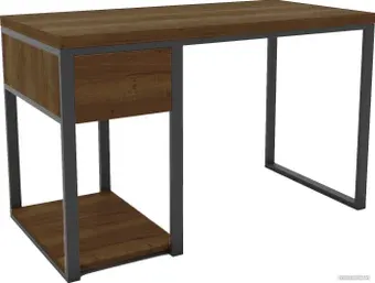 Стол Hype Mebel Дэск 120x60 (черный/дуб галифакс олово)