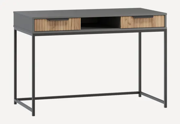 Стол Леванте-3 120x60 Графитовый/Черный