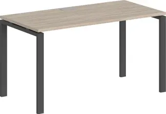 Стол Norden 120x60x75 SG.201.OL.63.BL (черный/дуб светлый)