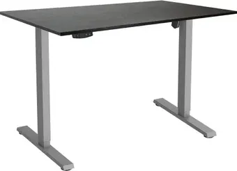 Стол с регулировкой высоты ErgoSmart Electric Desk Slim 1380х800х18 мм (эвкалипт темно-коричневый/серый)