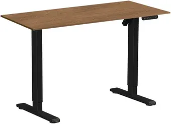Стол с регулировкой высоты WellDesk Basic 1200x675x18 (черный/дуб стирлинг)