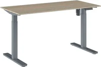 Стол с регулировкой высоты WellDesk WDЕ Evolution 1395x800х18 (серый/ясень шимо)
